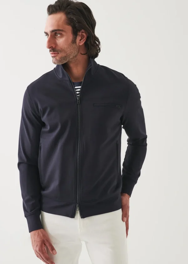 PATRICK ASSARAF Active Full Zip Track Jacket | Men Outerwear