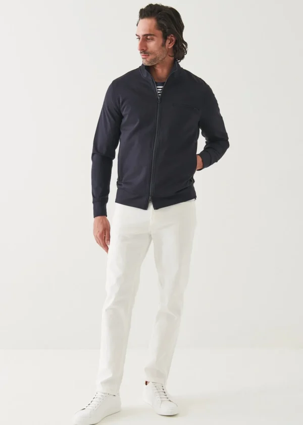 PATRICK ASSARAF Active Full Zip Track Jacket | Men Outerwear