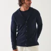 PATRICK ASSARAF Button-Up Double Face Jacket | Men Knitwear