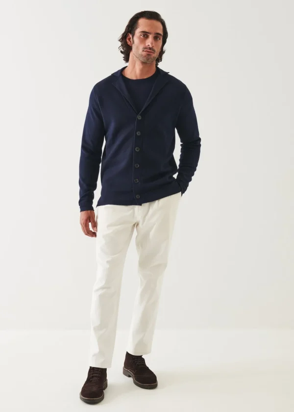 PATRICK ASSARAF Button-Up Double Face Jacket | Men Knitwear