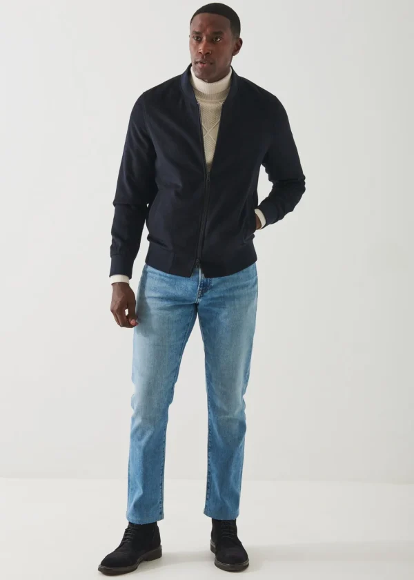 PATRICK ASSARAF Cashmere Baseball Bomber | Men Outerwear