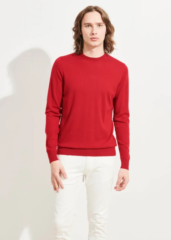 PATRICK ASSARAF Cashmere Crewneck Sweater | Men Knitwear