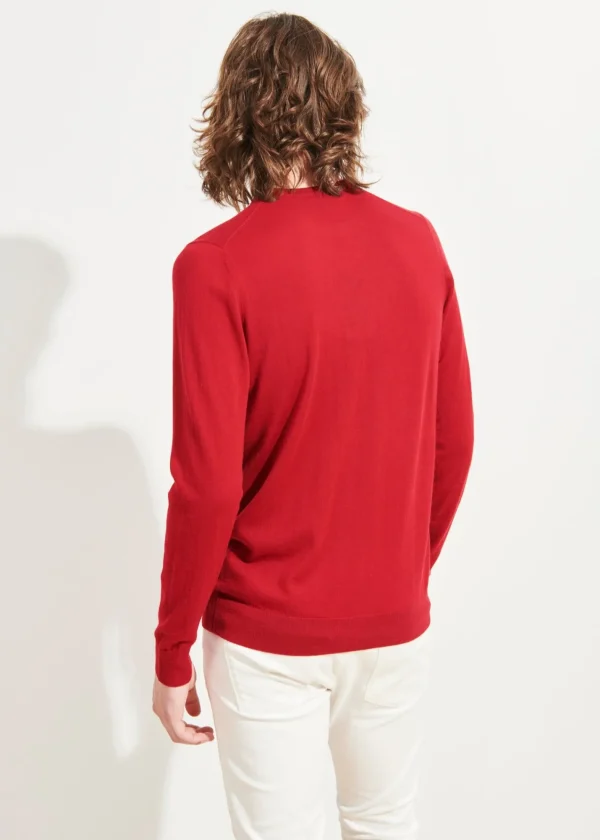 PATRICK ASSARAF Cashmere Crewneck Sweater | Men Knitwear