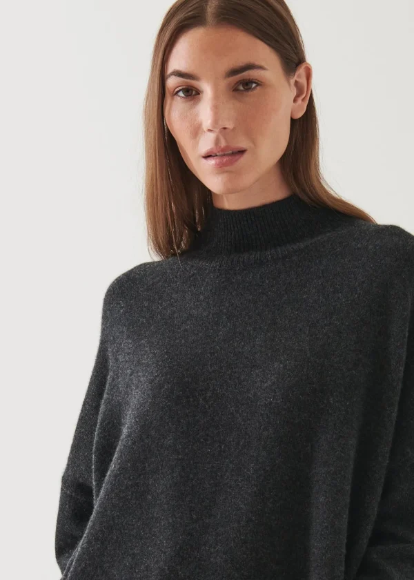 PATRICK ASSARAF Cashmere Mock Neck | Women Knitwear