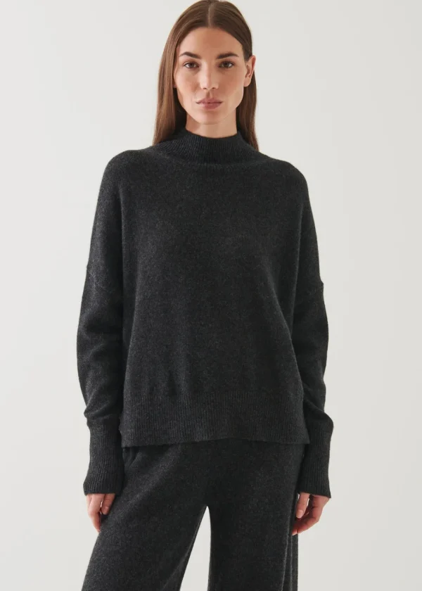 PATRICK ASSARAF Cashmere Mock Neck | Women Knitwear