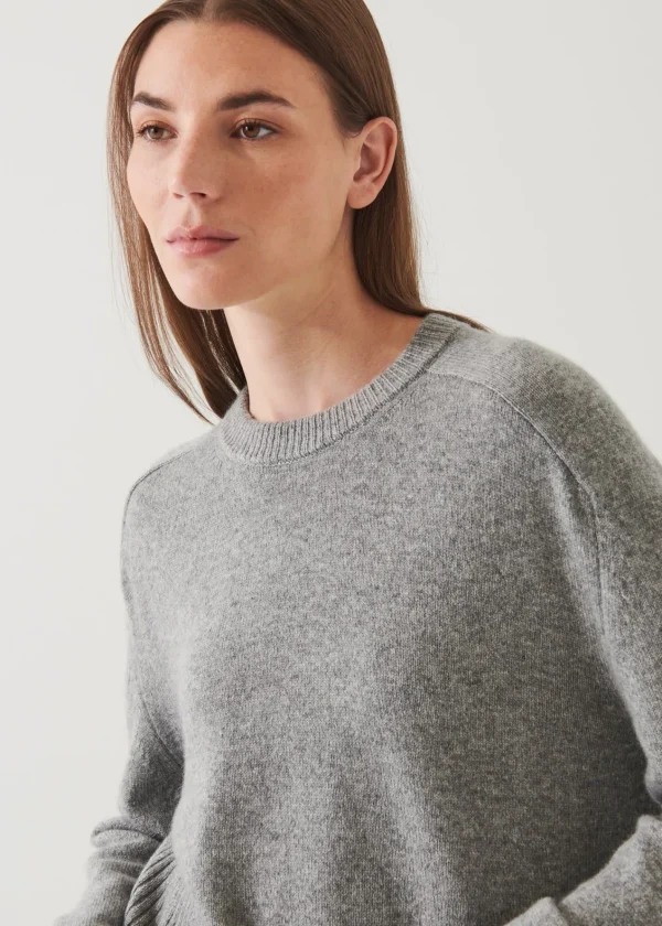 PATRICK ASSARAF Cashmere Raglan Crewneck | Women Knitwear