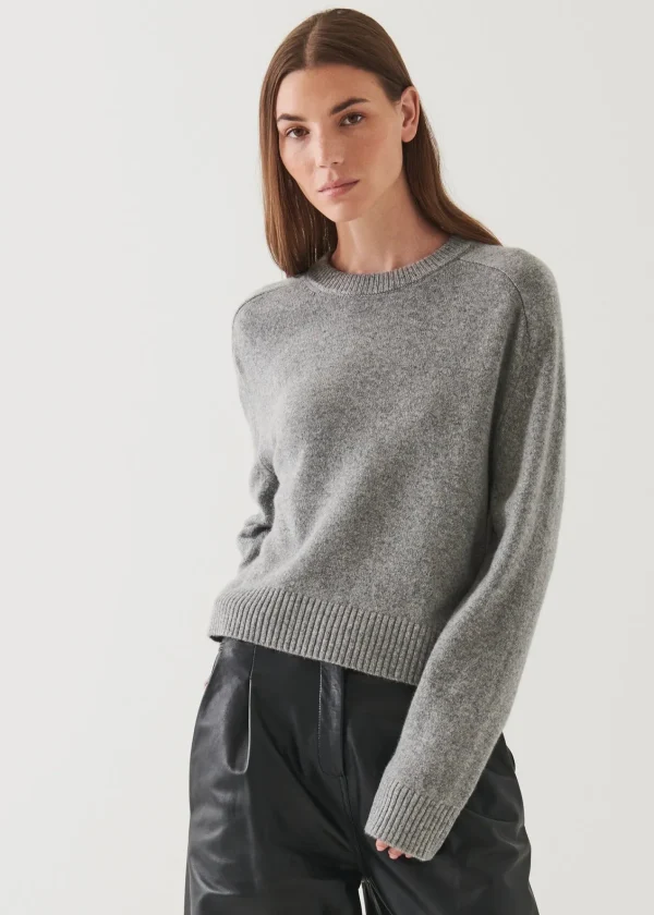 PATRICK ASSARAF Cashmere Raglan Crewneck | Women Knitwear