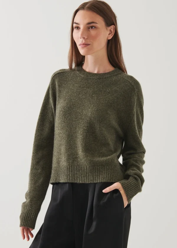 PATRICK ASSARAF Cashmere Raglan Crewneck | Women Knitwear