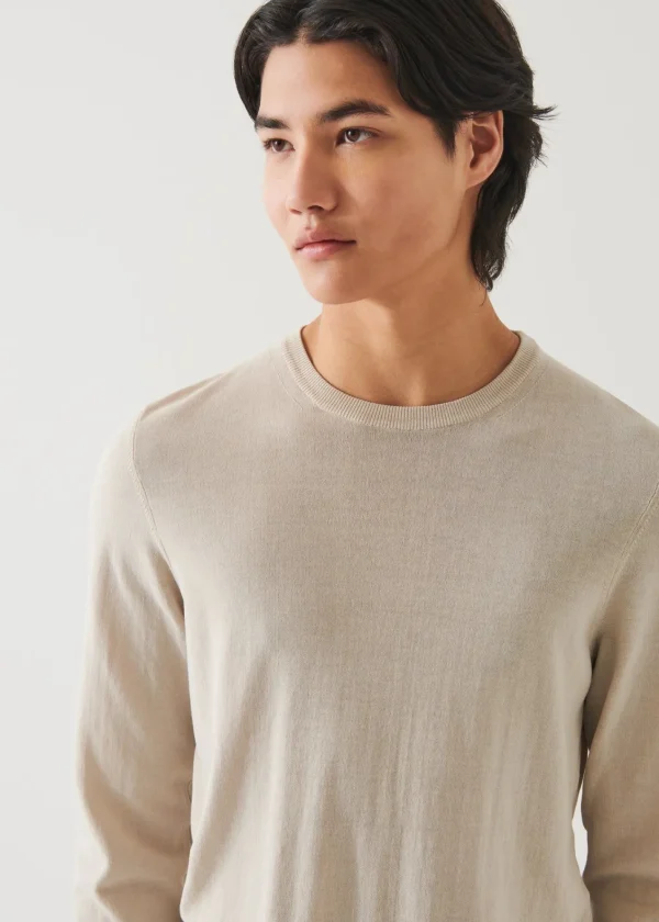 PATRICK ASSARAF Cotton Crewneck | Men Knitwear