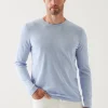 PATRICK ASSARAF Cotton Silk Blend Sweater | Men Knitwear