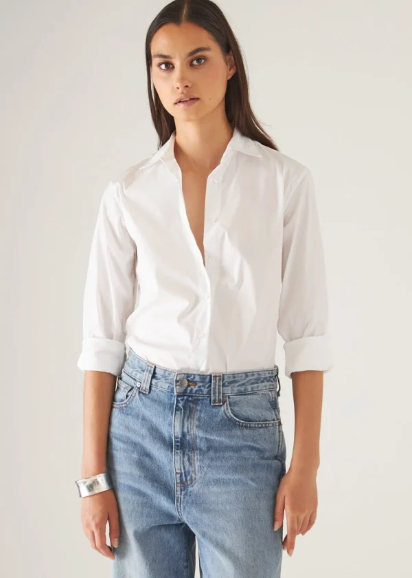 PATRICK ASSARAF Cotton Stretch Classic Shirt | Women Shirts