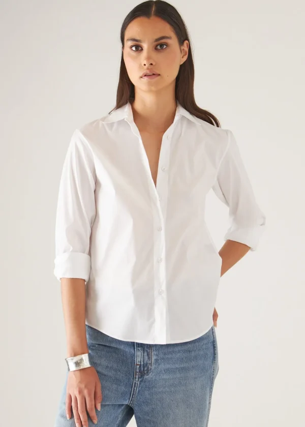 PATRICK ASSARAF Cotton Stretch Classic Shirt | Women Shirts