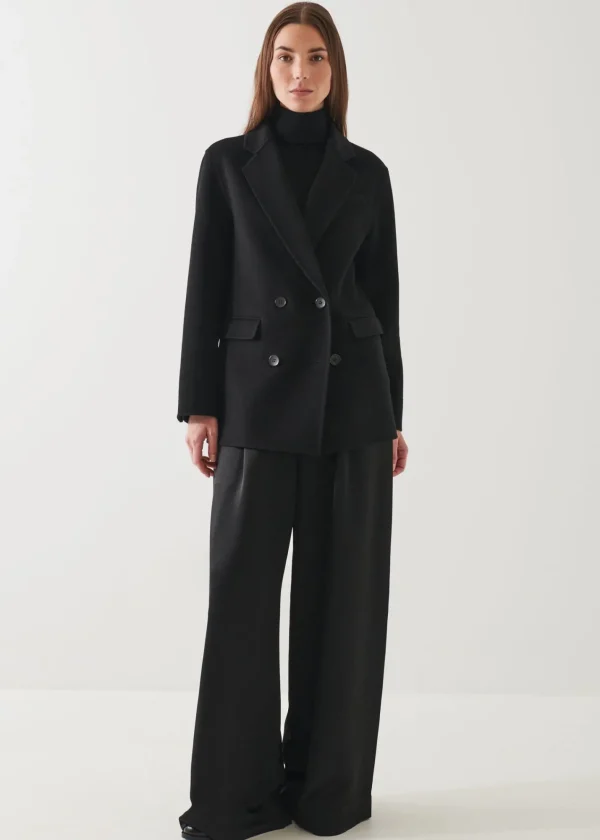 PATRICK ASSARAF Double Breasted Cashmere Blazer | Women Outerwear