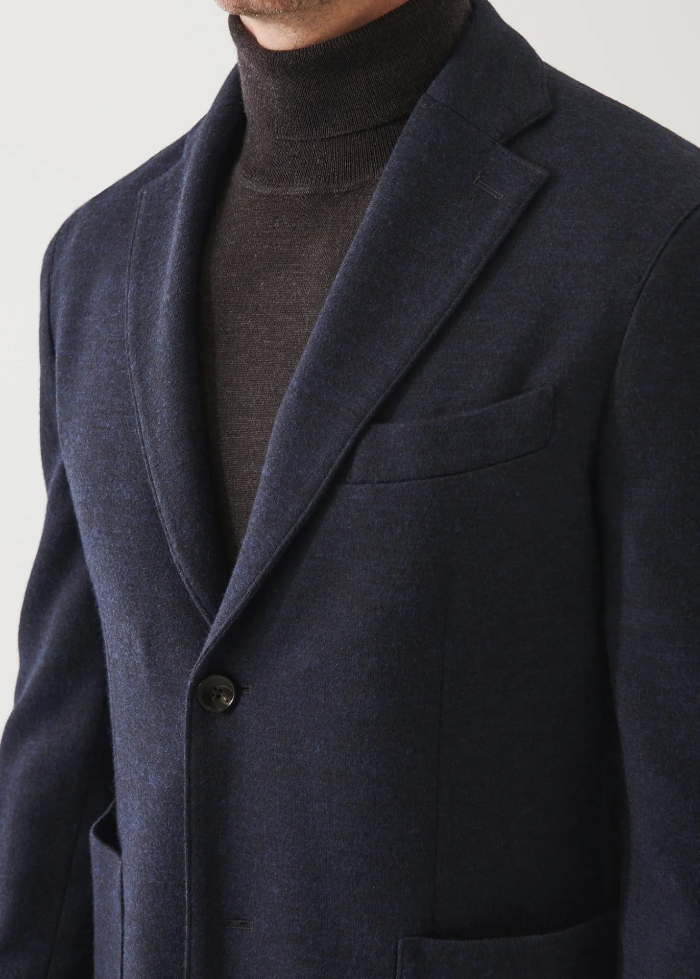 double_face_twobutton_bla_1.webp PATRICK ASSARAF Double Face Two-Button Blazer | Men Blazers