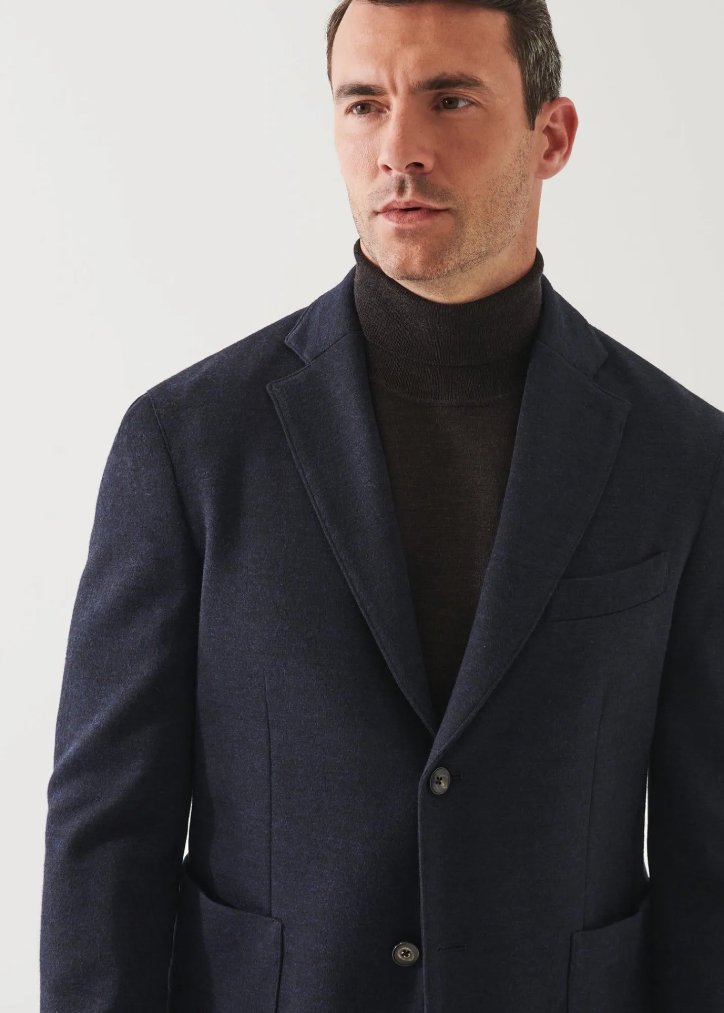 double_face_twobutton_bla_3.webp PATRICK ASSARAF Double Face Two-Button Blazer | Men Blazers