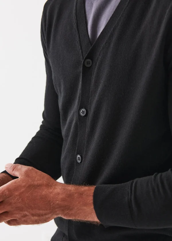 PATRICK ASSARAF Extra-Fine Merino Cardigan | Men Knitwear