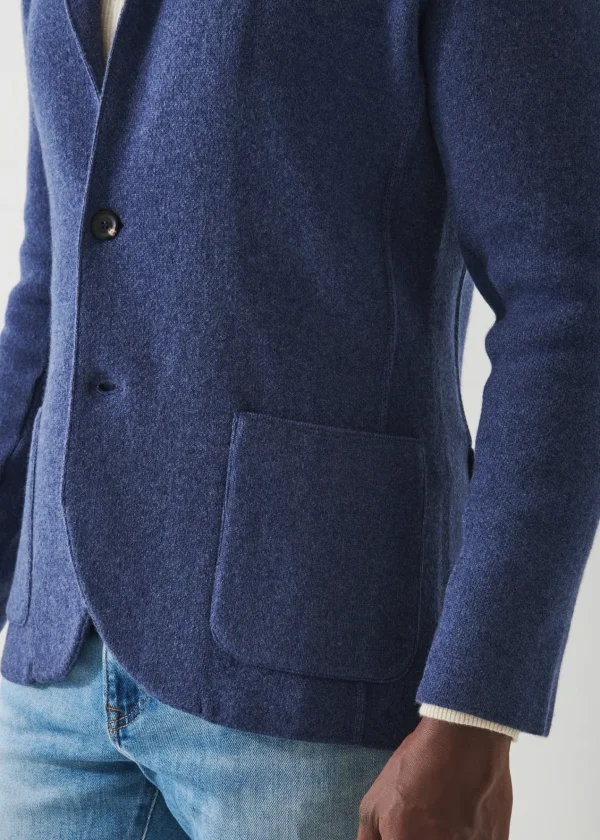 PATRICK ASSARAF Italian Cashmere Two-Button Blazer | Men Blazers