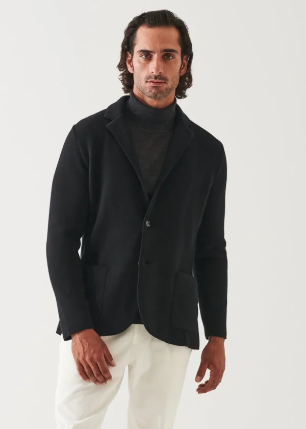 PATRICK ASSARAF Italian Cashmere Two-Button Blazer | Men Blazers
