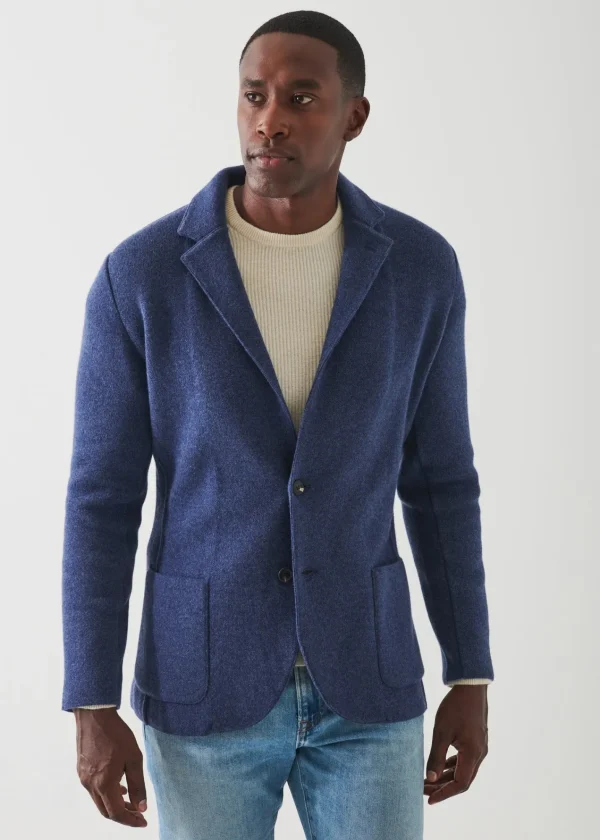 PATRICK ASSARAF Italian Cashmere Two-Button Blazer | Men Blazers