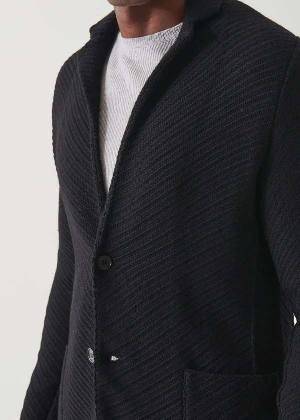 PATRICK ASSARAF Knit Sweater Jacket | Men Blazers