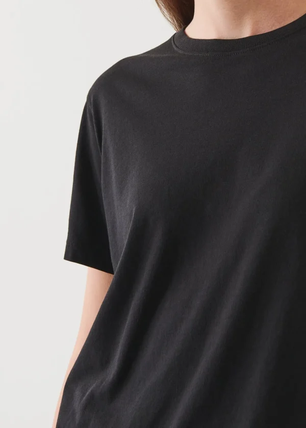 PATRICK ASSARAF Lightweight Pima Cotton Boyfriend T-Shirt | Women T-Shirts