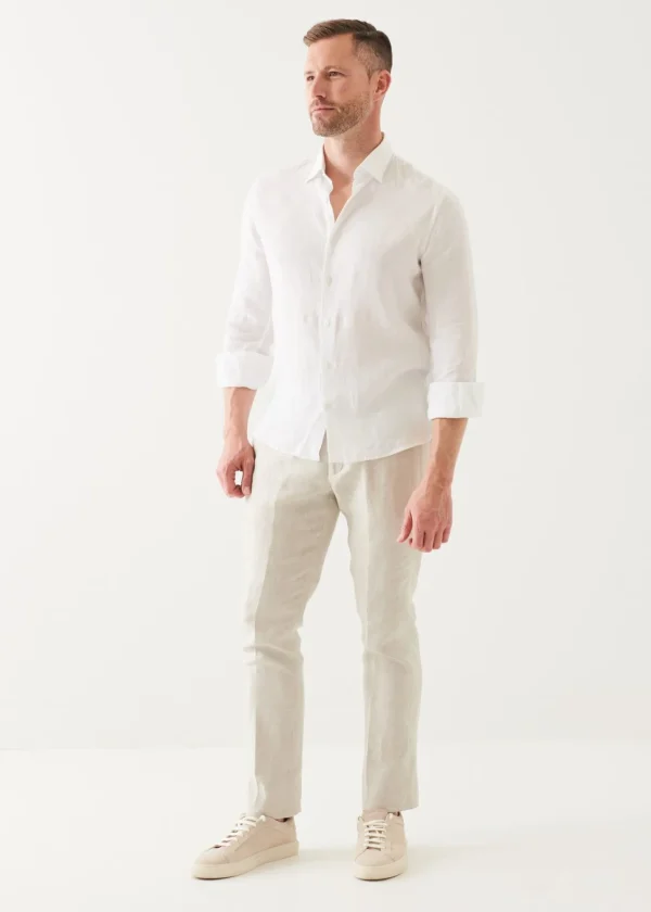 PATRICK ASSARAF Linen Pant | Men Bottoms