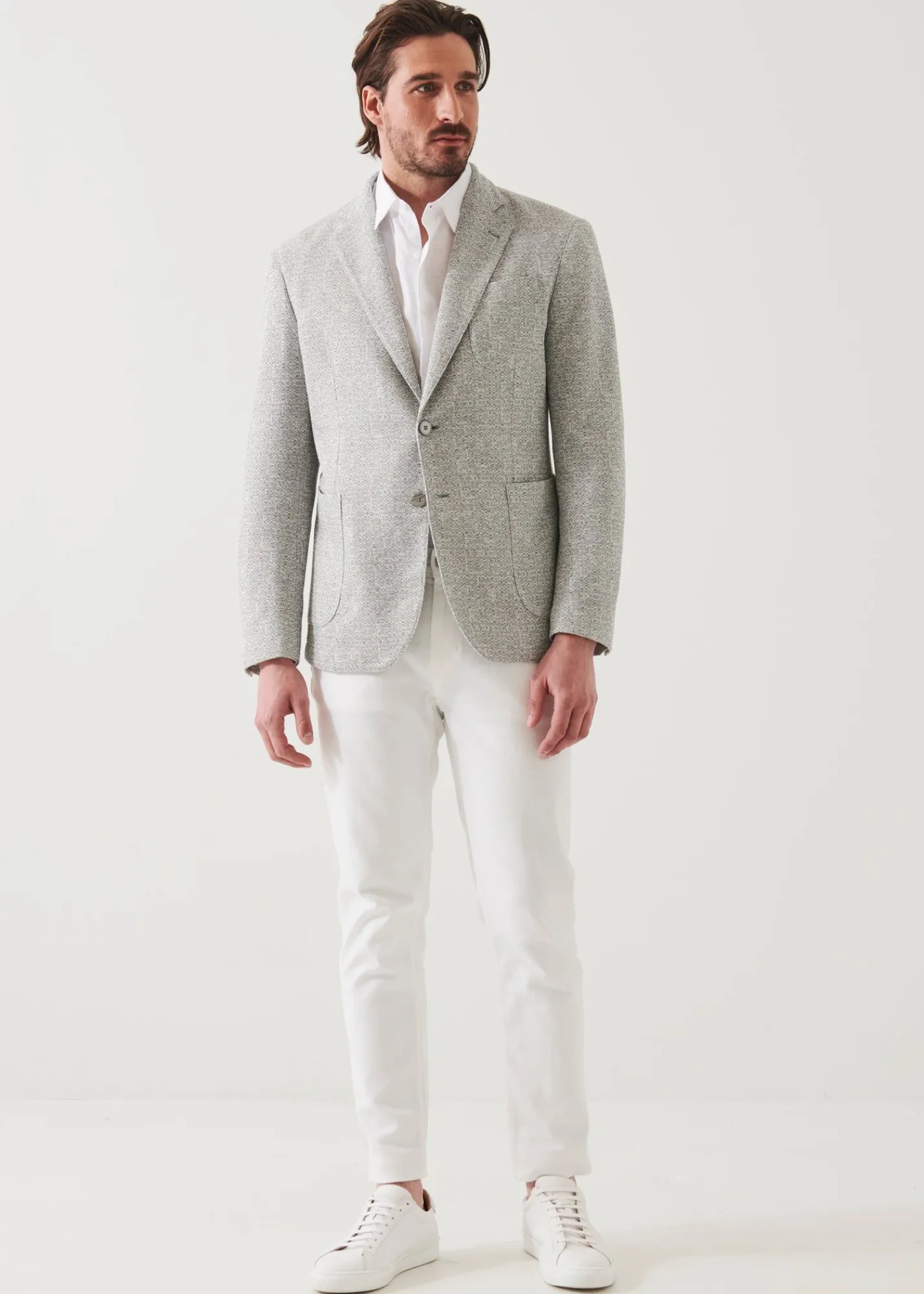 linen_wool_blend_textured_5.webp PATRICK ASSARAF Linen Wool Blend Textured Blazer | Men Blazers