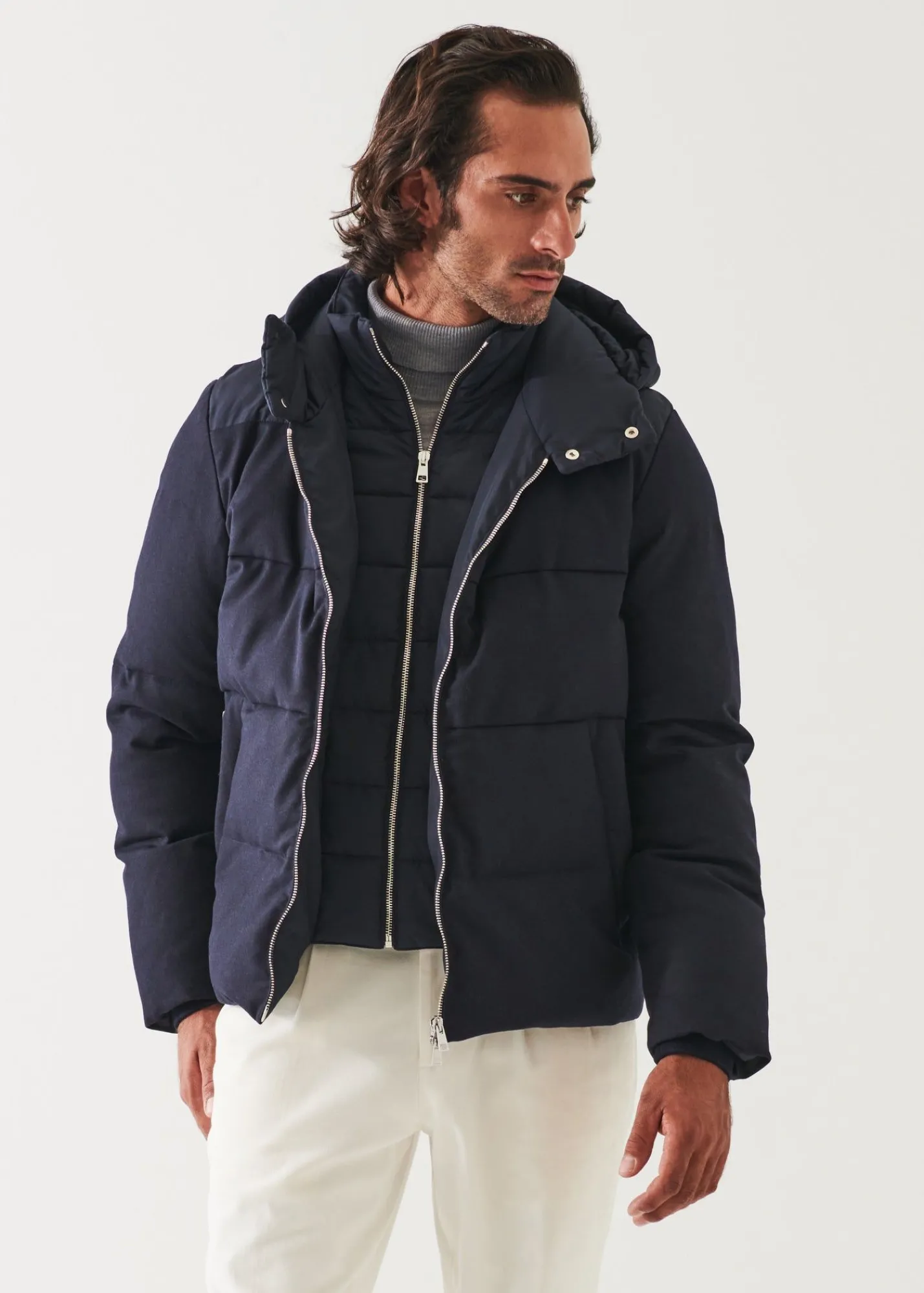 mix_media_quilted_bomber_0.webp PATRICK ASSARAF Mix Media Quilted Bomber | Men Outerwear