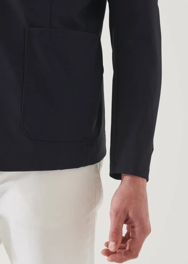 PATRICK ASSARAF Nucleo Nylon Stretch Two-Button Blazer | Men Blazers