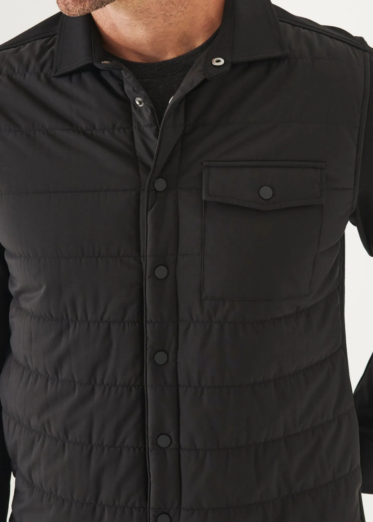 nylon_quilted_mix_media_s_7.webp PATRICK ASSARAF Nylon Quilted Mix Media Shirt Jacket | Men Outerwear