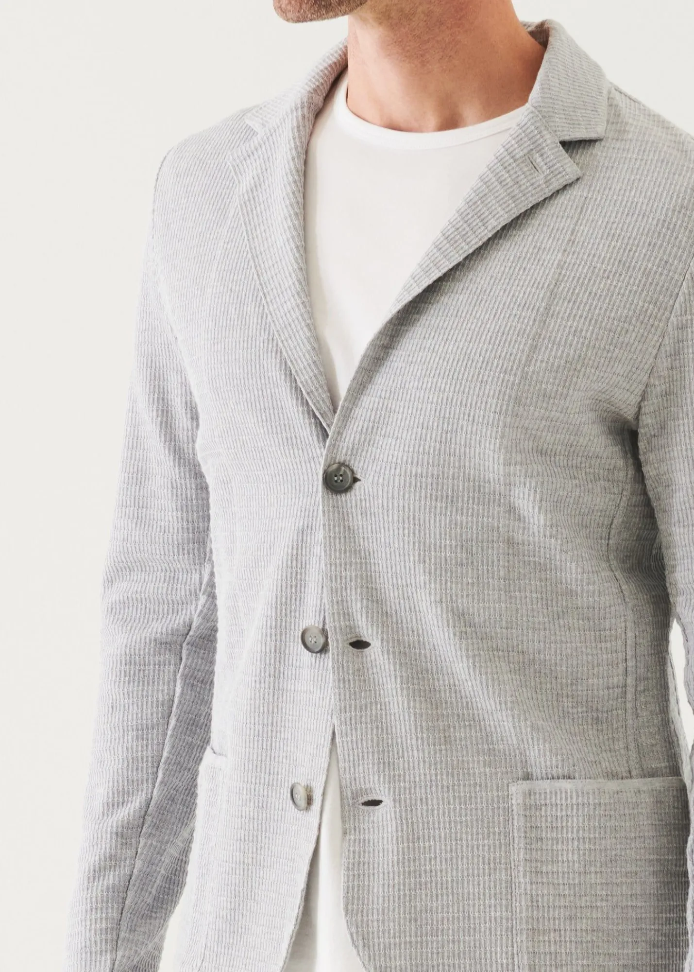 organic_cotton_textured_k_3-1.webp PATRICK ASSARAF Organic Cotton Textured Knit Blazer | Men Knitwear