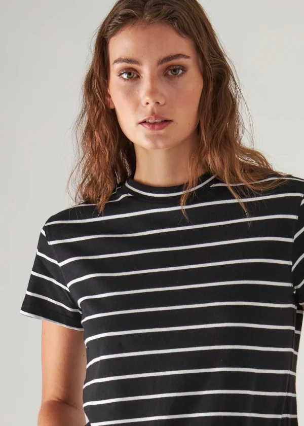 PATRICK ASSARAF Organic Pima Cotton Striped Baby T-Shirt | Women T-Shirts