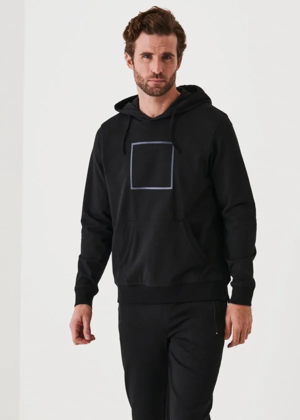 PATRICK ASSARAF Pima Cotton French Terry Graphic Hoodie | Men Sweatshirts & Hoodies