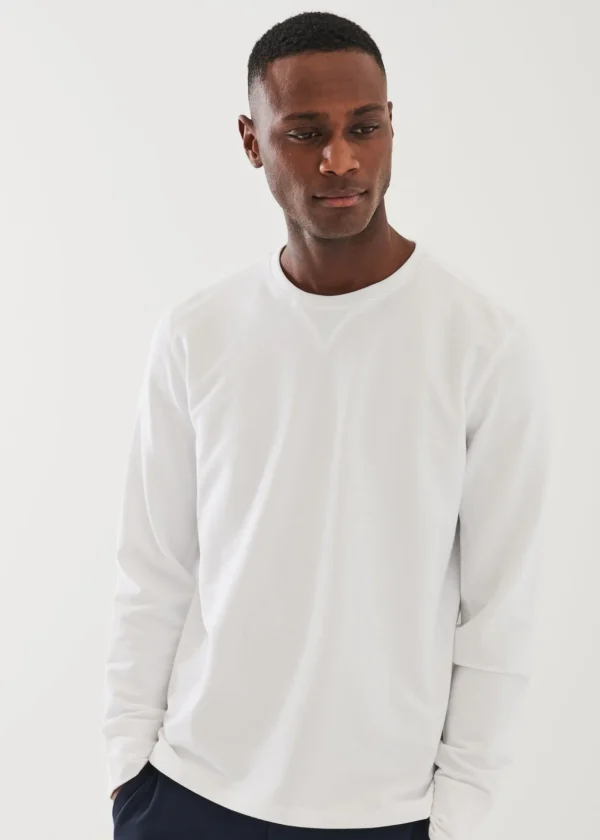 PATRICK ASSARAF Pima Cotton French Terry Sweatshirt | Men Sweatshirts & Hoodies