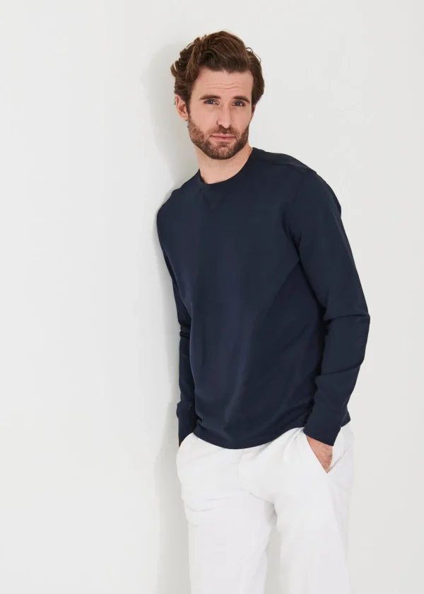 PATRICK ASSARAF Pima Cotton French Terry Sweatshirt | Men Sweatshirts & Hoodies