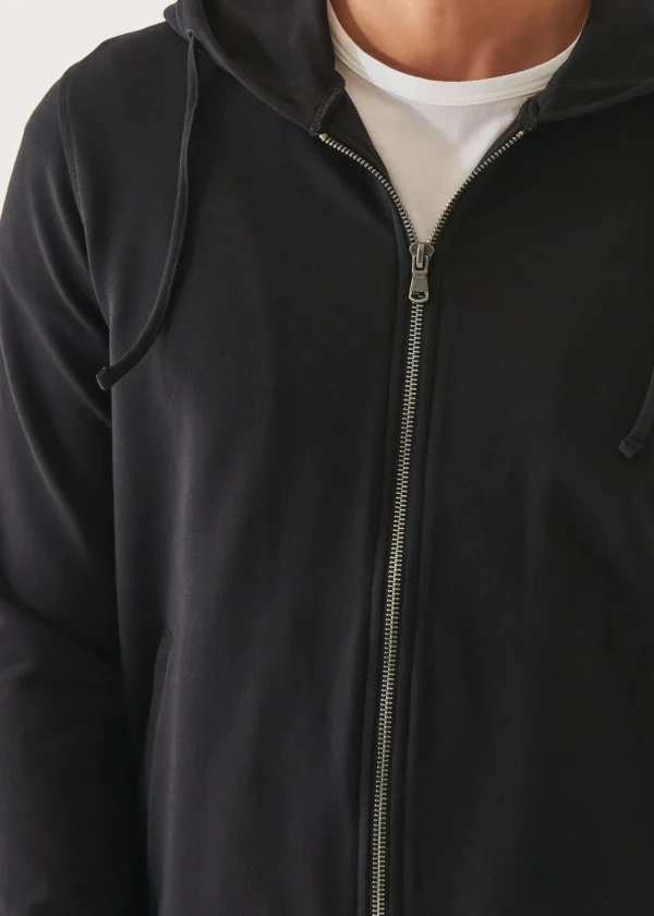 PATRICK ASSARAF Pima Cotton French Terry Zip-Up Hoodie | Men Sweatshirts & Hoodies