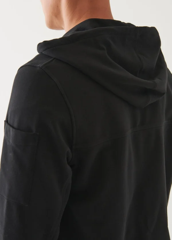 PATRICK ASSARAF Pima Cotton French Terry Zip-Up Hoodie | Men Sweatshirts & Hoodies