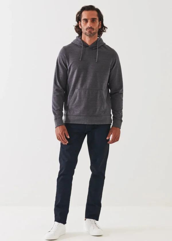 PATRICK ASSARAF Pima Stretch Fleece Hoodie | Men Sweatshirts & Hoodies