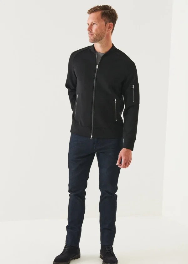 PATRICK ASSARAF Scuba Full-Zip Bomber | Men Outerwear