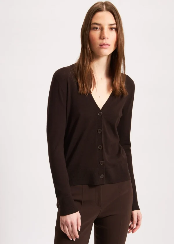 PATRICK ASSARAF Superfine Merino Cardigan | Women Knitwear