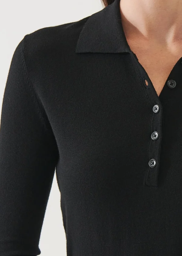 PATRICK ASSARAF Superfine Merino Polo | Women Polos
