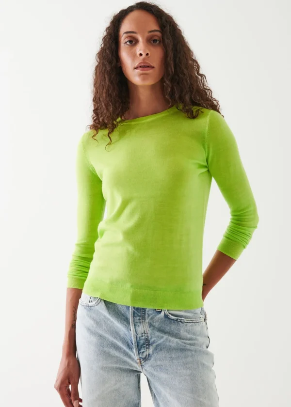PATRICK ASSARAF Superfine Merino Sunfade Crewneck | Women Knitwear