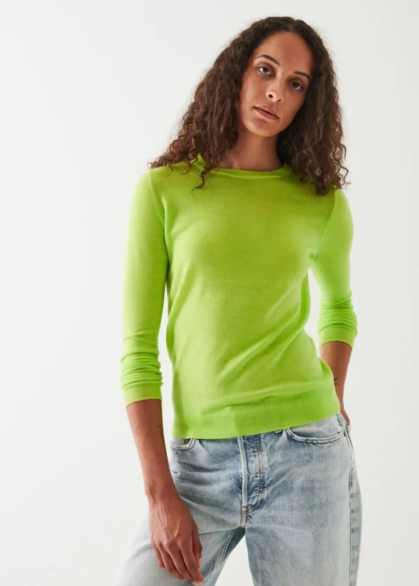 PATRICK ASSARAF Superfine Merino Sunfade Crewneck | Women Knitwear