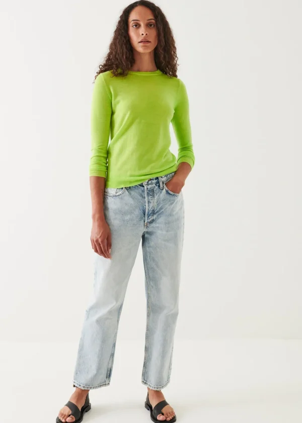 PATRICK ASSARAF Superfine Merino Sunfade Crewneck | Women Knitwear