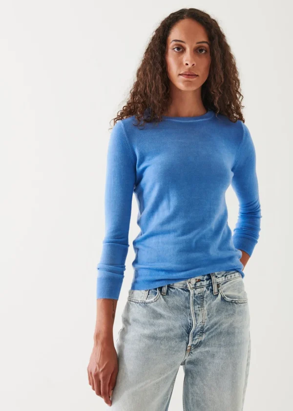 PATRICK ASSARAF Superfine Merino Sunfade Crewneck | Women Knitwear