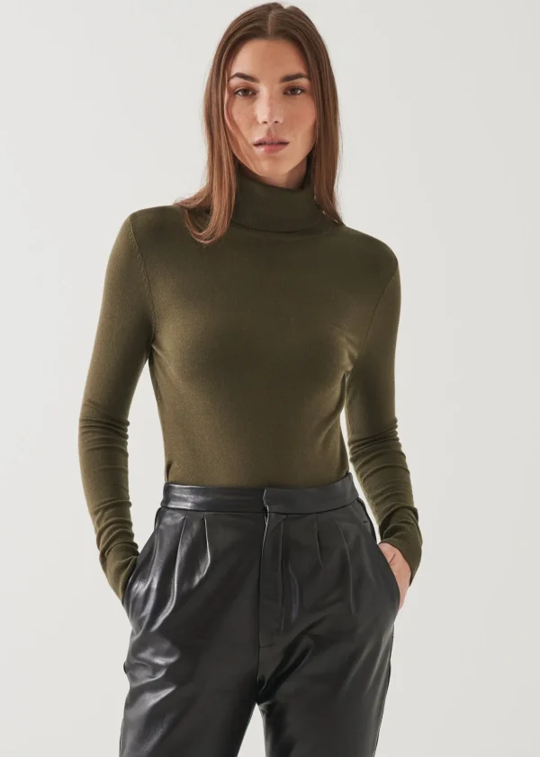 PATRICK ASSARAF Superfine Merino Turtleneck | Women Knitwear