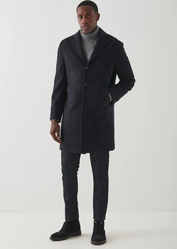 PATRICK ASSARAF Wool Overcoat | Men Outerwear