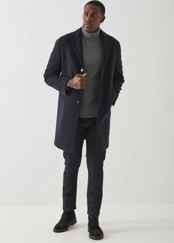 PATRICK ASSARAF Wool Overcoat | Men Outerwear